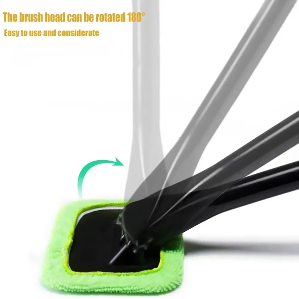 Cleaner Brush Kit Windshield Cleaning Wash Tool Inside Interior with Long Handle