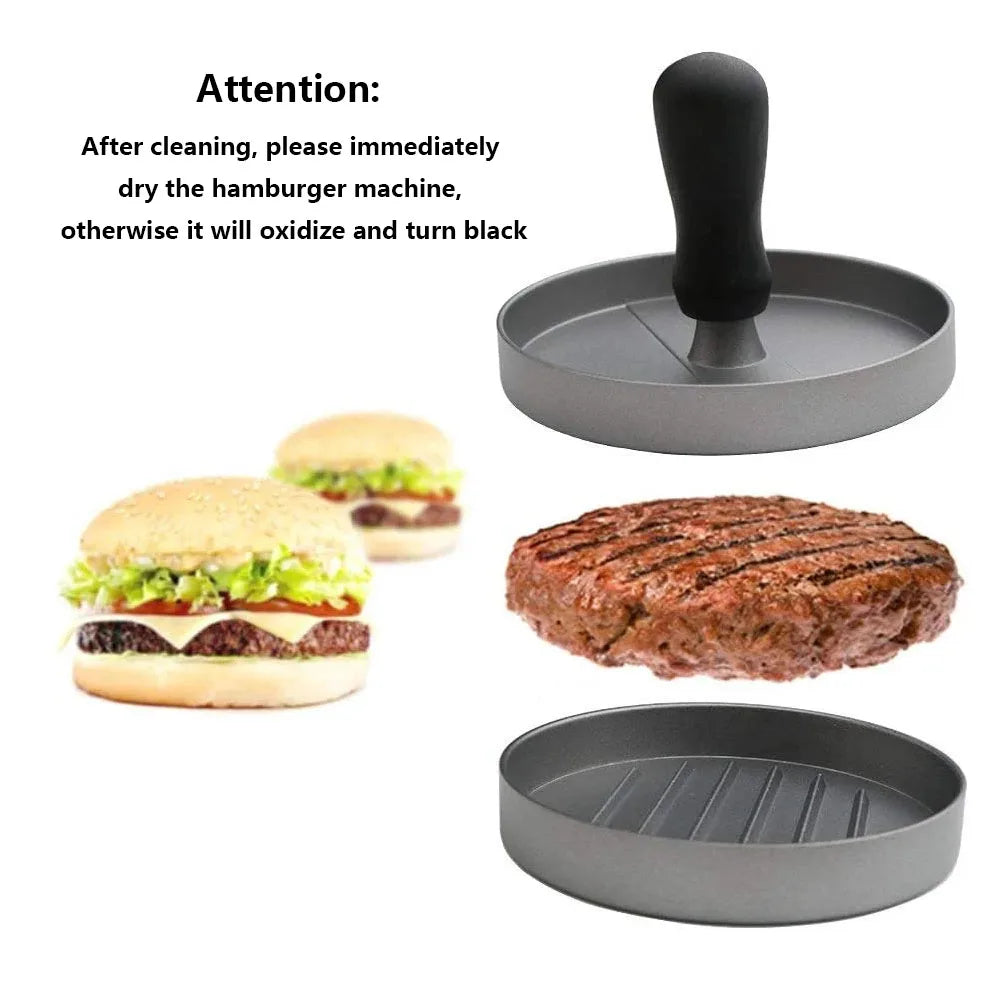 Burger Press Hamburger Maker BBQ Grill.