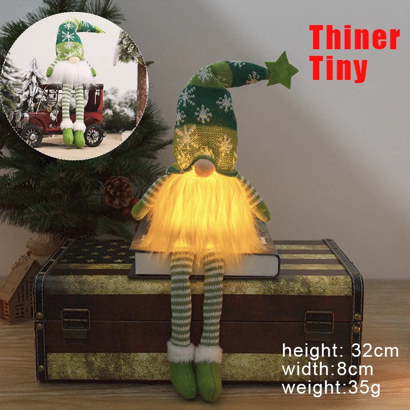 Glowing Gnome Christmas Faceless Plush Dolls