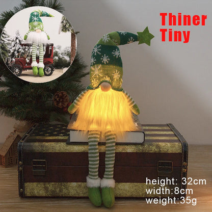 Glowing Gnome Christmas Faceless Plush Dolls