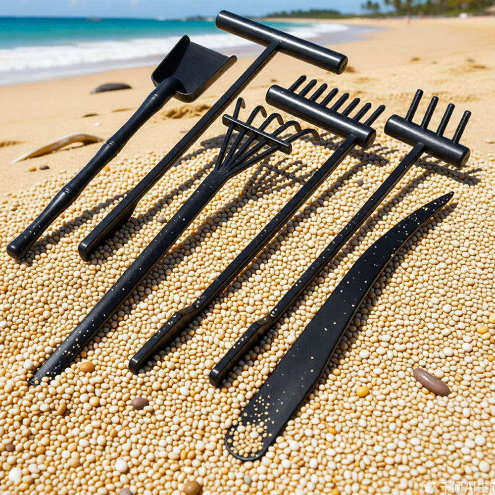 6 Pcs Zen Sand Garden Rake Set for Mini Sand Tray Tools with Shovel & Rakes