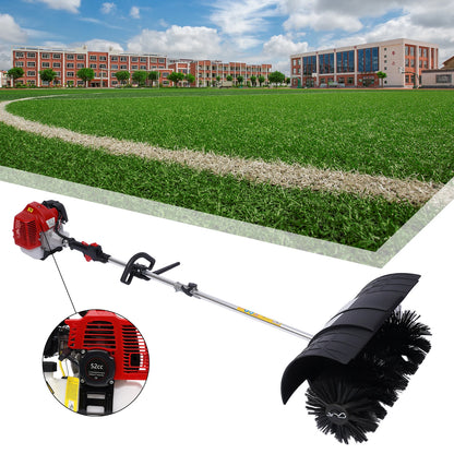 Gas Power Walk Behind Sweeper, Hand-hold Snow Sweeper