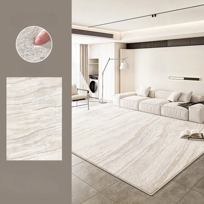 Cream Style Large Area Carpet Thick Plush Lounge Floor Mat Fluffy Soft Study Rug