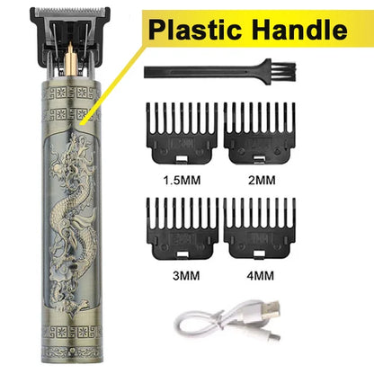 Hair Clippers for Men Professional Zero Gapped T-Blade Trimmer Cordless Rechargeable Edgers Clippers Electric Beard