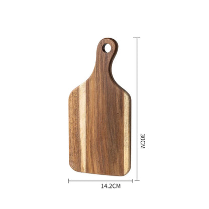 Acacia solid wood bread board western steak board baking dessert tray