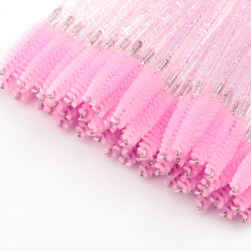 5/50 Pcs Eye Lash an Eyebrow Brushes for Eyelashes Extension Tools Mascara Wands