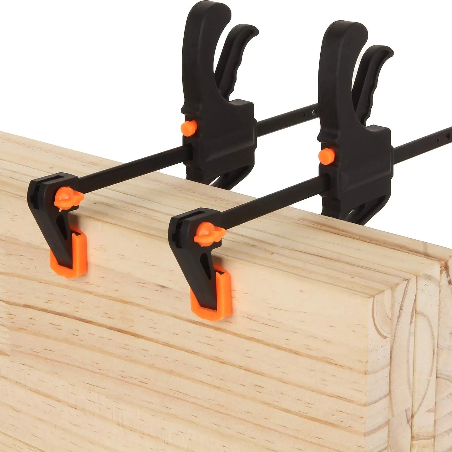 5/2pcs Woodworking Bar 4 Inch Clamp Clip Set Hard Quick Ratchet Release Clip