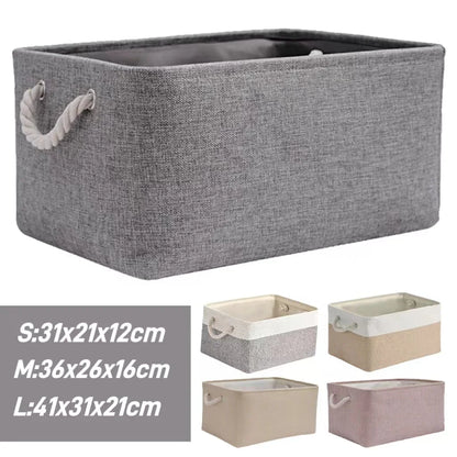 Sundries Storage organizer Laundry Basket for Toys Clothes Socks Book Organizer