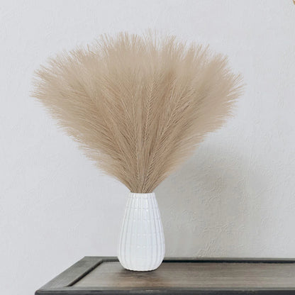 Artificial Flowers Fluffy Pampas Grass Bouquet for Wedding Home Party Vase Flowers
