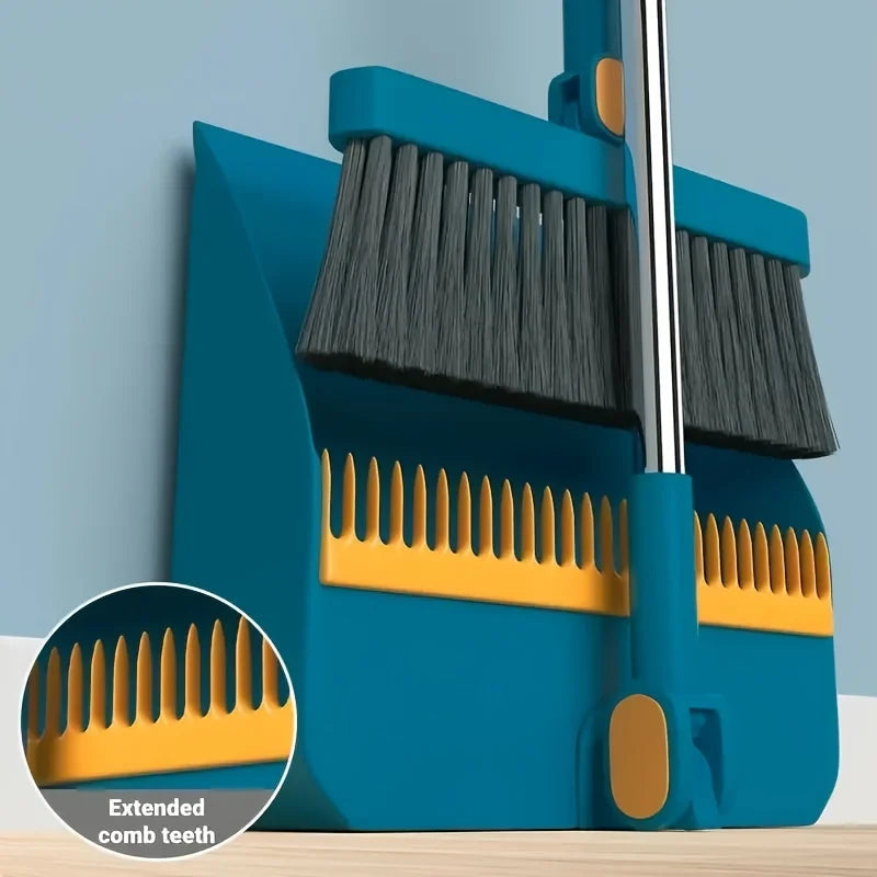**1 Set Long Handle Broom & Dustpan