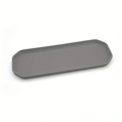 A Silicone Eight-Sided Storage Tray Non-Slip and Resistant to Falls