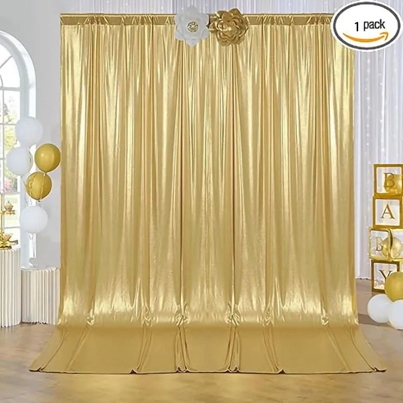 5x10ft Laser Backdrop Curtains Decor 1 panel