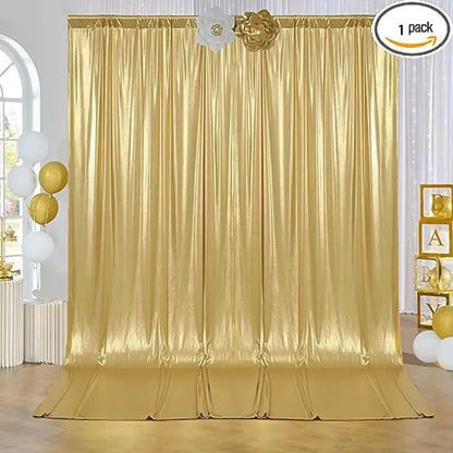 5x10ft Laser Backdrop Curtains Decor 1 panel