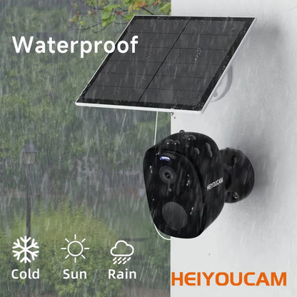 Security Cameras Wireless Outdoor, 2K Battery Powered WiFi AI Motion Siren Spotlight, Color Night Vision Waterproof