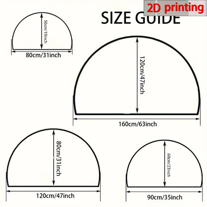 Welcome mat shell pattern non-slip and easy to maintain, perfect for indoor