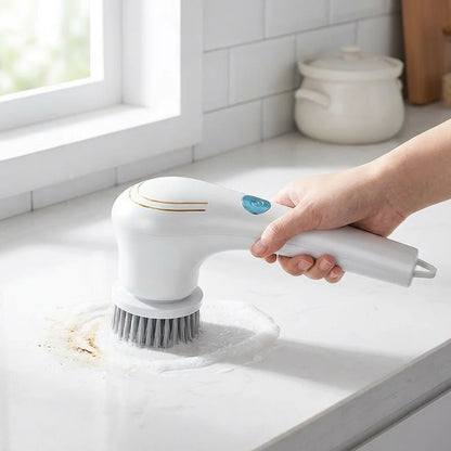 Electric Grease Scrubber, Rechargeable Powerful Cleaning Brush.