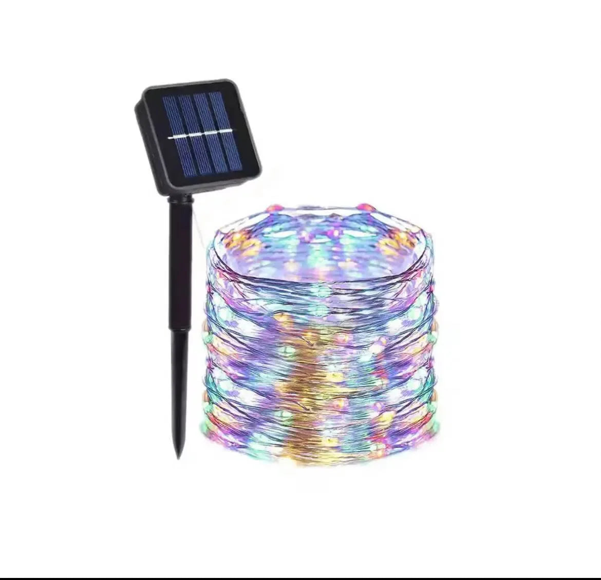 5Packs Solar Led Fairy Light Outdoor 8Modes Copper Wire Lights Waterproof