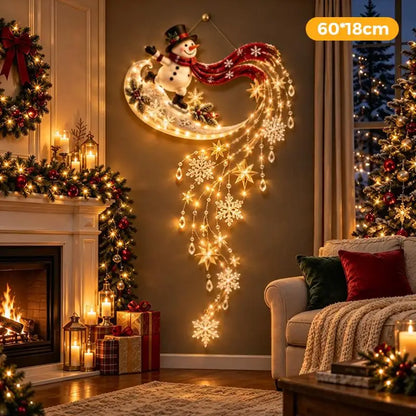 Christmas Magic Trail Wall Light-LED Glowing Christmas Wall Decoration