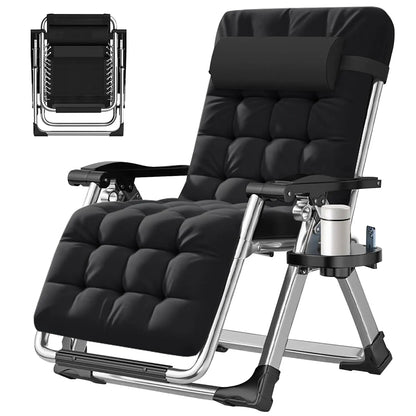 Zero Gravity Chair, Premium Outdoor Lawn Folding Adjustable Reclining Patio Chairs