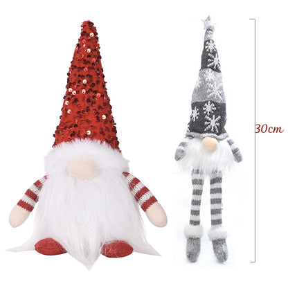 Glowing Gnome Christmas Faceless Plush Dolls