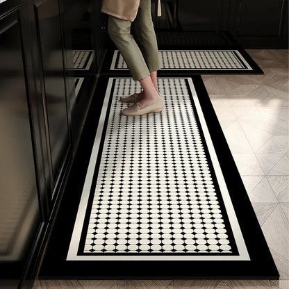 Kitchen Floor Rug Diatomite Anti-Slip Oil-Proof Water-Absorbing, Dirt-Resistant