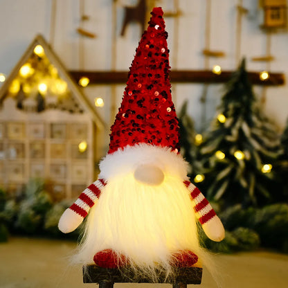 Glowing Gnome Christmas Faceless Plush Dolls