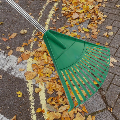 Heavy Duty Lightweight Easy Use Rake for Leaves Grass Turf and Yard Cleaning