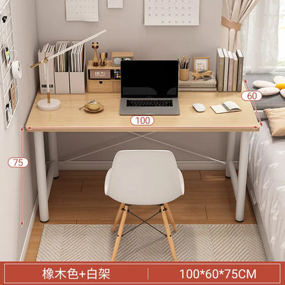 Home Storage Office Desk Minimalist White Standing Gaming Study Office