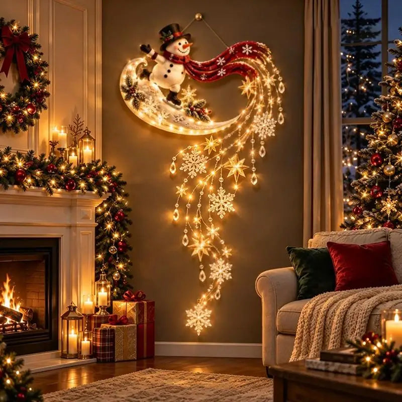Christmas Magic Trail Wall Light-LED Glowing Christmas Wall Decoration