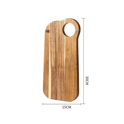 Acacia solid wood bread board western steak board baking dessert tray