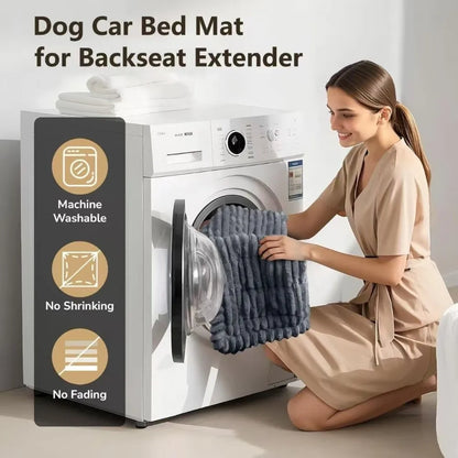 New Durable Thick Breathable Plaid Dog Bed Washable Dog Car Seat Cover