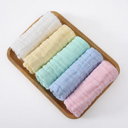 3/5 Pieces of Soft Gauze Face Towels, Ultra-Comfortable and Reusable Skincare Face Washcloths.