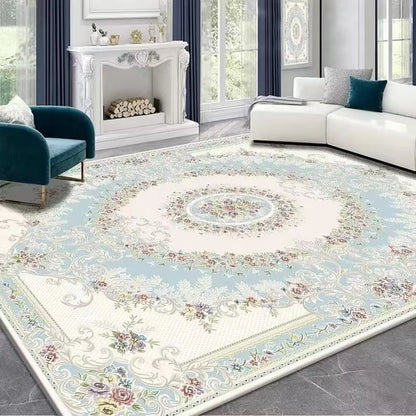 Persian carpet non-slip crystal velvet large carpet bedroom and living room