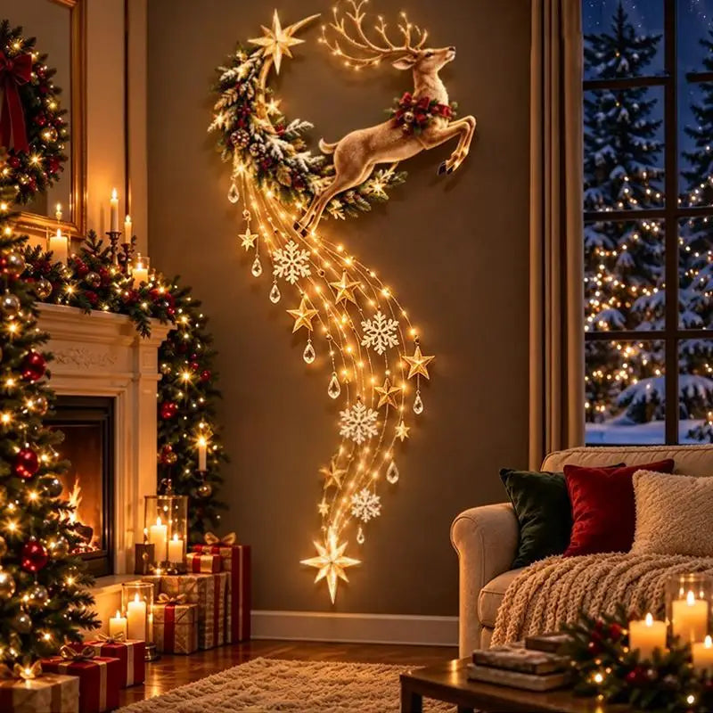 Christmas Magic Trail Wall Light-LED Glowing Christmas Wall Decoration