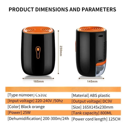 2026 New Upgrade Household Dehumidifier for Small Bedrooms Basement