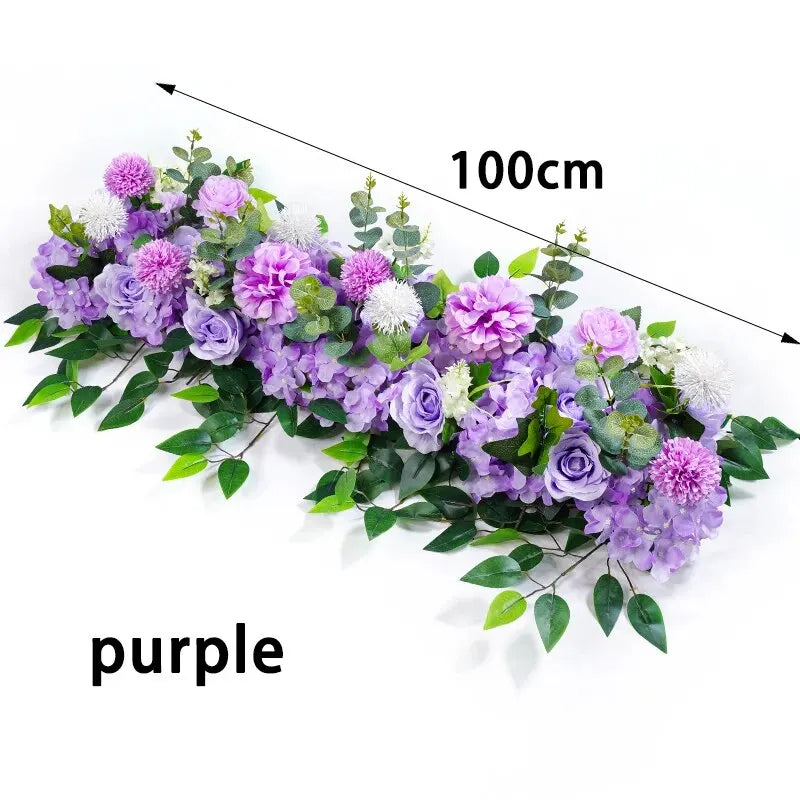 Luxury White Rose Artificial Flower Table Centerpiece Flowers