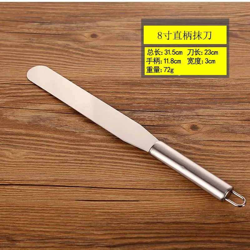 Stainless Steel Cream Icing Frosting Spatula for Cake Decorating Utensils Accessories