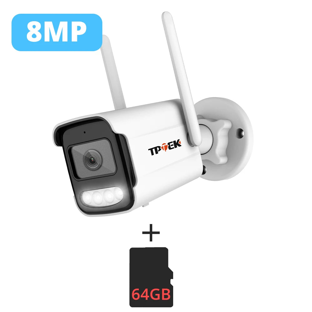 4K 8MP IP Camera Outdoor Wi-Fi Security Camera Wireless Waterproof IP Video Home Camara