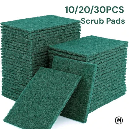 Grit-Free Scrub Pads Scratch-Free for Non-Stick Pans, Multipurpose Reusable Kitchen Sponges for Dishes