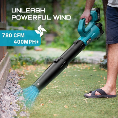 Brushless Electric Turbo Blower 780CFM Cordless Leaf Blower for snow Lawn Care