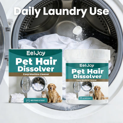 Pet Hair Dissolver Laundry Additive Removes Cat Dog Hair from Clothes.