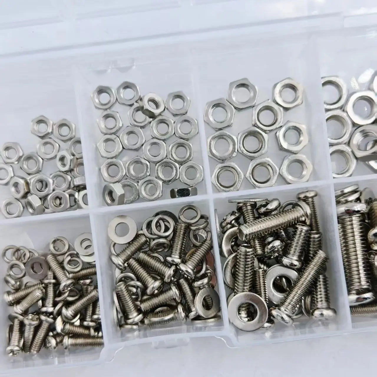 Hex Nuts and Bolt Set - 320 pieces/120 pieces, durable M2 - M5 metric size, universal hardware kit