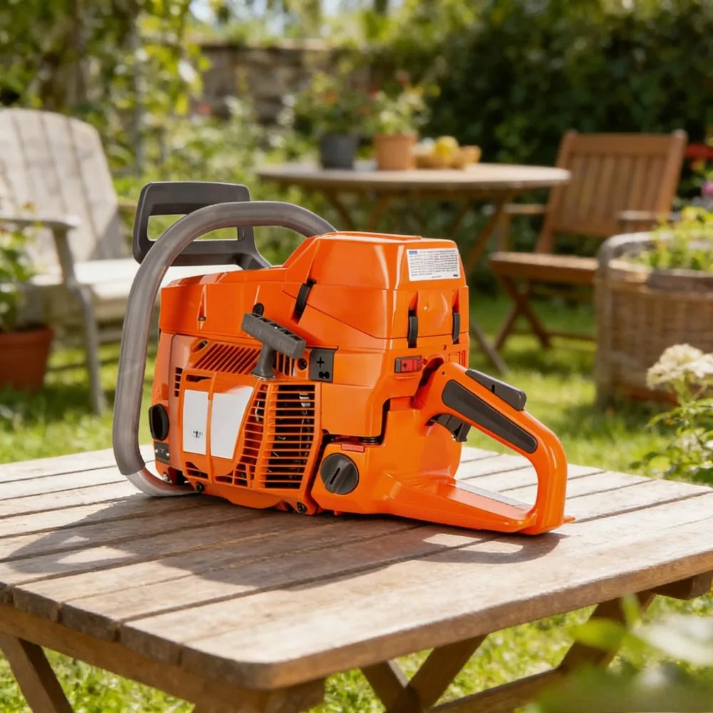 Building-93.6cc Chainsaw Power Head, 56mm Bore, 4.6KW Horsepower, Compatible with 394 395 Chainsaw, 20"L x 11"W