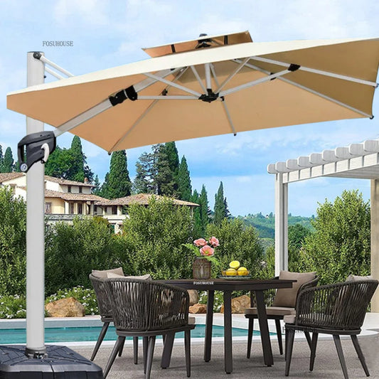Balcony Outdoor Parasol Garden Patio Umbrellas Villa Open-air Stall Large Sun Umbrella