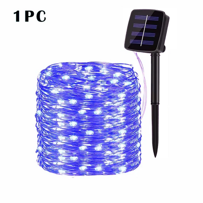 Solar LED Light Outdoor Garden Fairy Light String Led Twinkle Waterproof Light