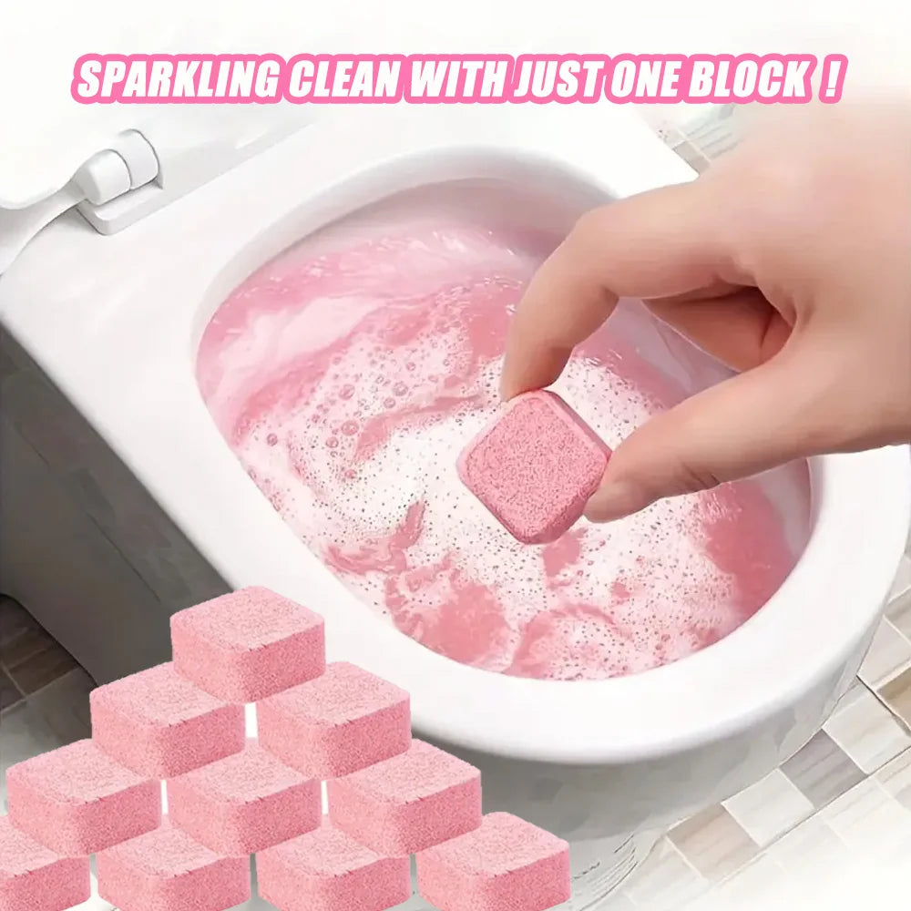 3-20Pcs Effervescent Tablet Toilet Cleaner Deodorant Remover Urine Stain Yellow Dirt
