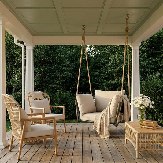 Single Hanging Porch Swing, Ceiling Hanging Chair