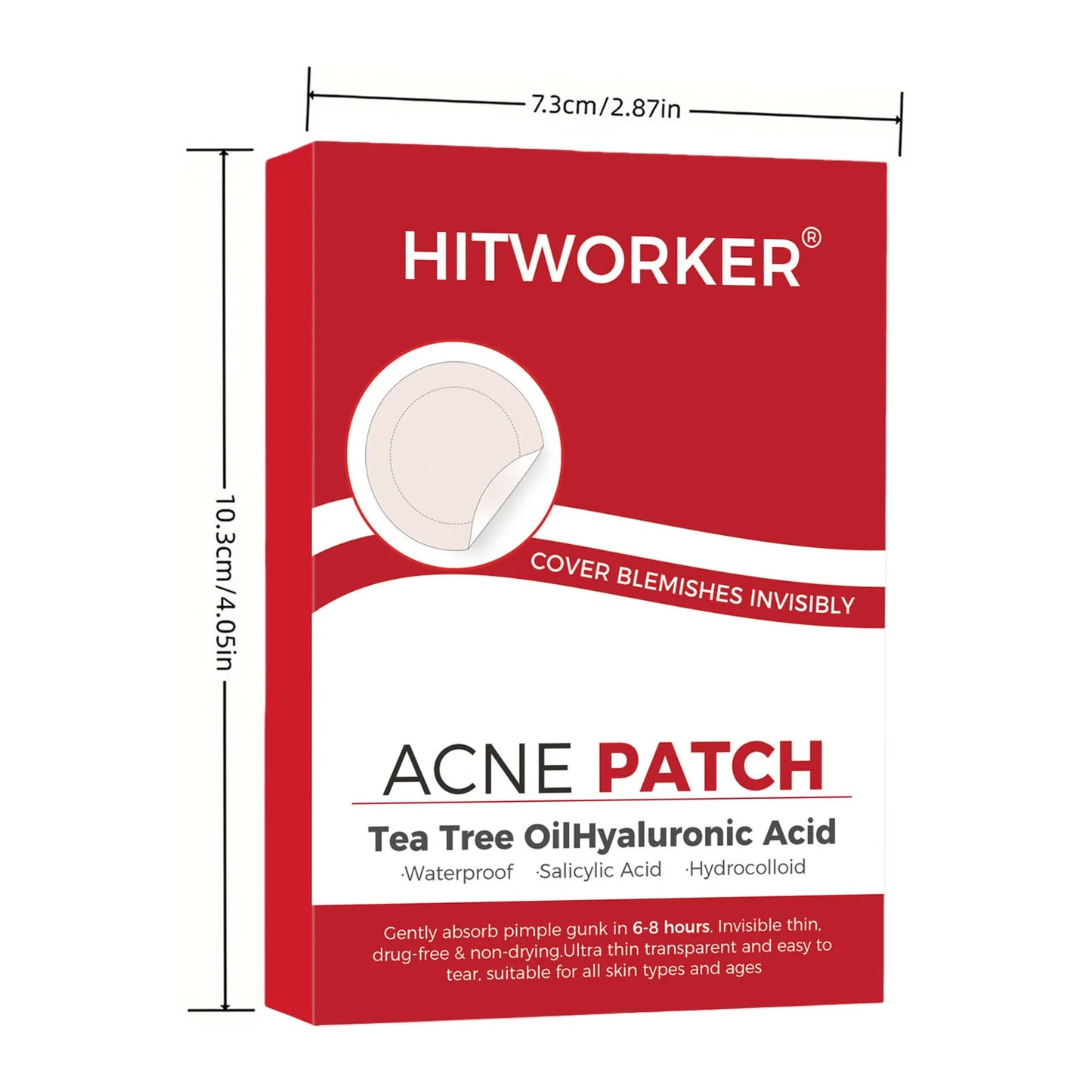 Invisible Waterproof Hydrocolloid Acne Patch for Facial Cleansing Care Essence
