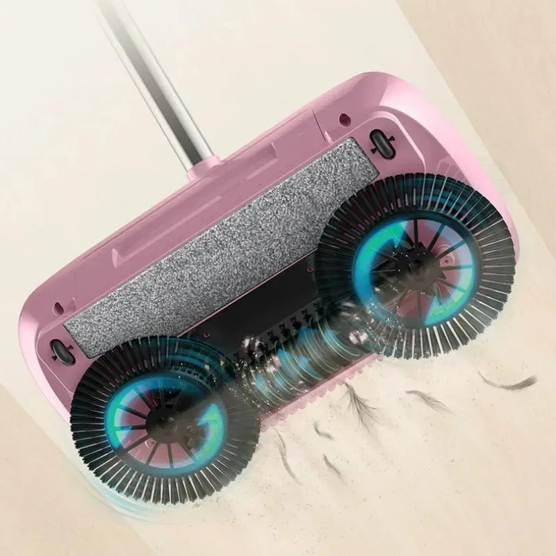 Broom Hand Push Vacuum Cleaner Floor Home Kitchen Mop Sweeping Machine Magic