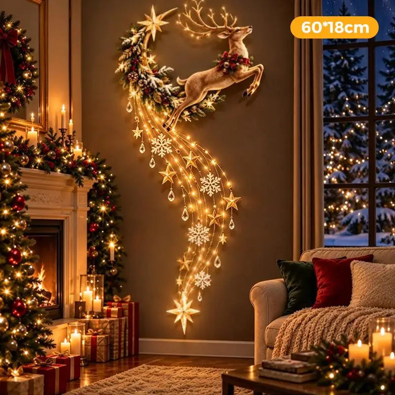 Christmas Magic Trail Wall Light-LED Glowing Christmas Wall Decoration